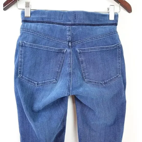 Madewell Size 25 The Anywhere Jean Pull On Faded Dark Blue Wash F5878 - Picture 6 of 9